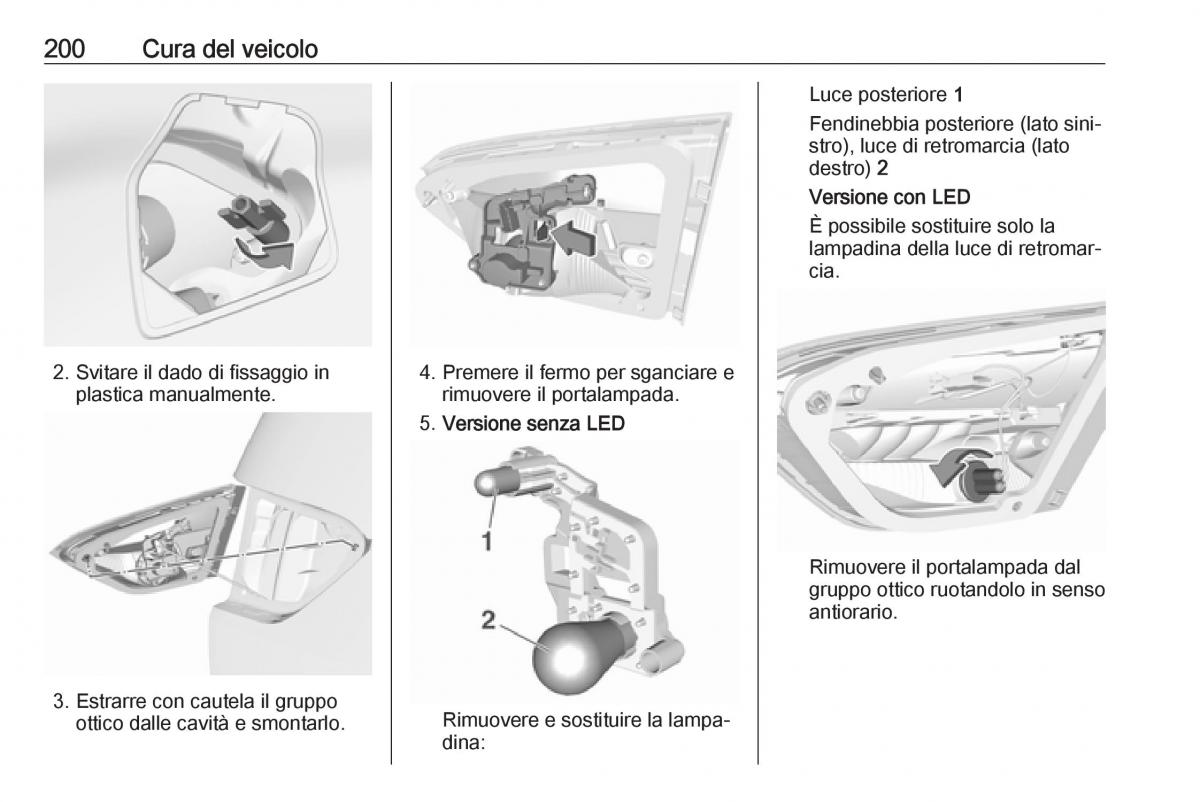 Opel Crossland X manuale del proprietario / page 202