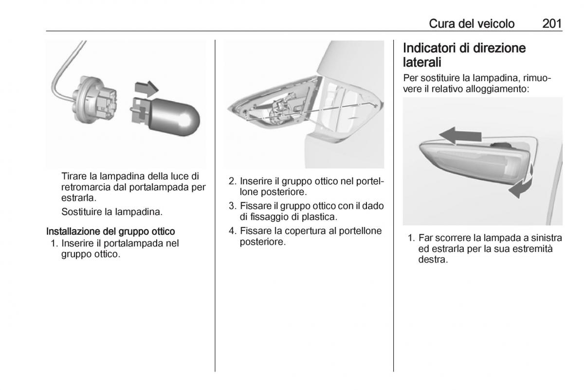 Opel Crossland X manuale del proprietario / page 203