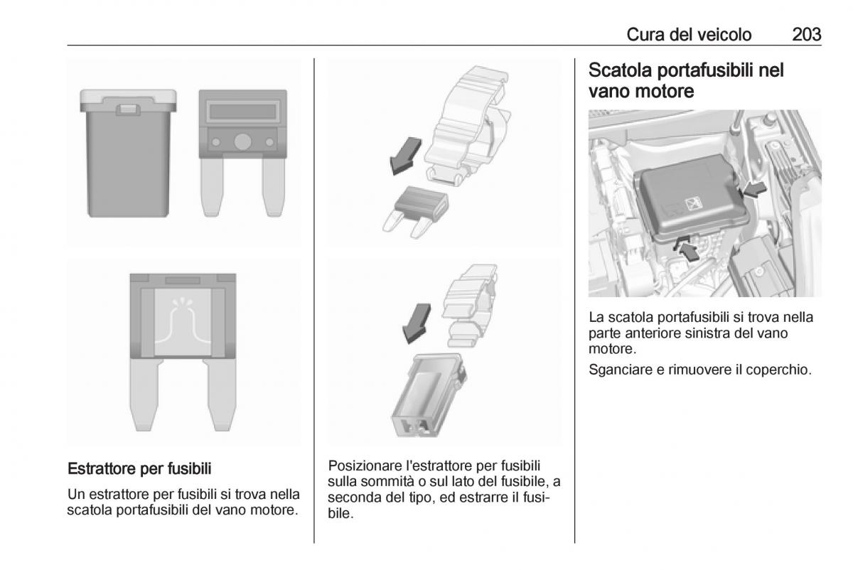 Opel Crossland X manuale del proprietario / page 205