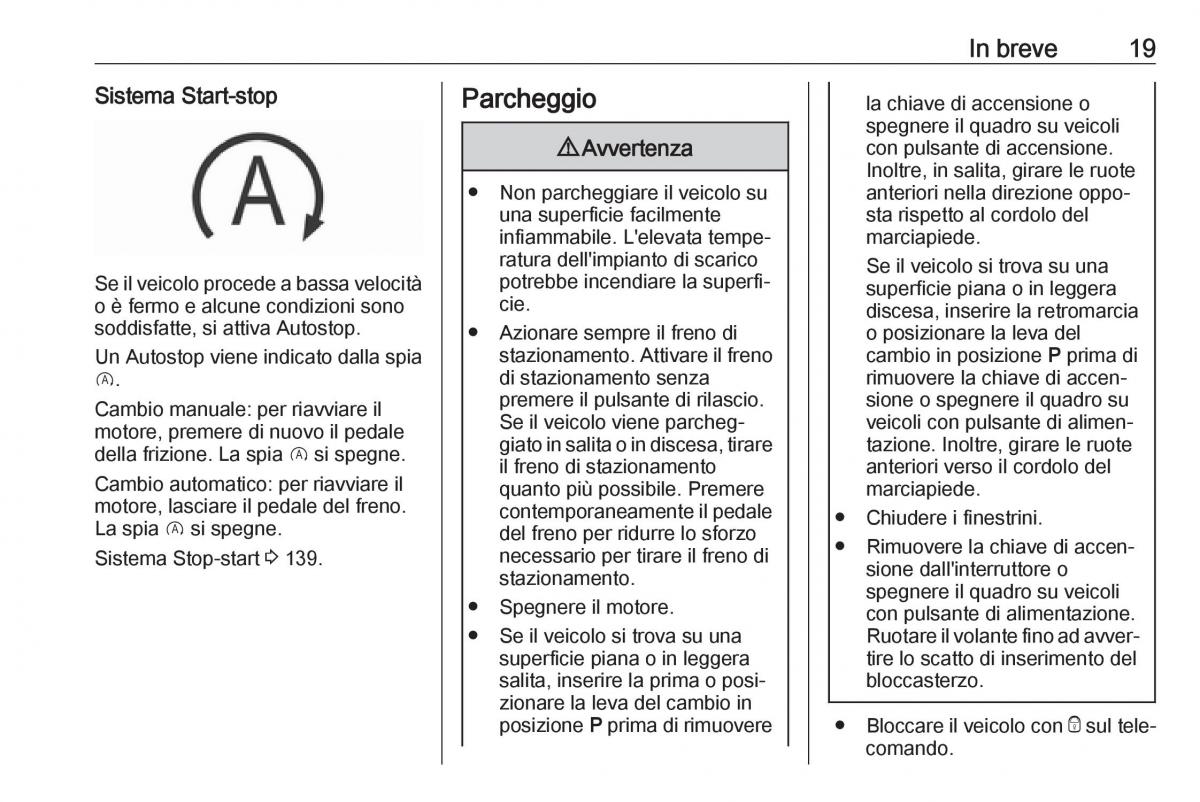 Opel Crossland X manuale del proprietario / page 21