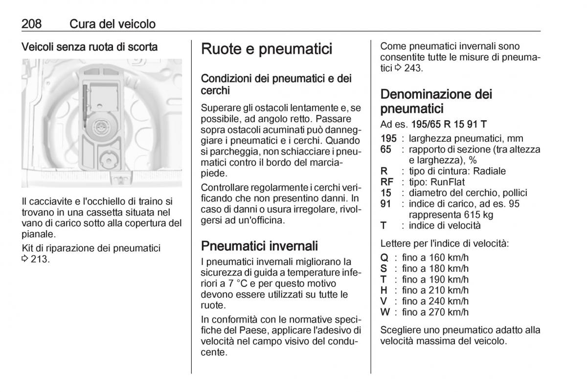 Opel Crossland X manuale del proprietario / page 210