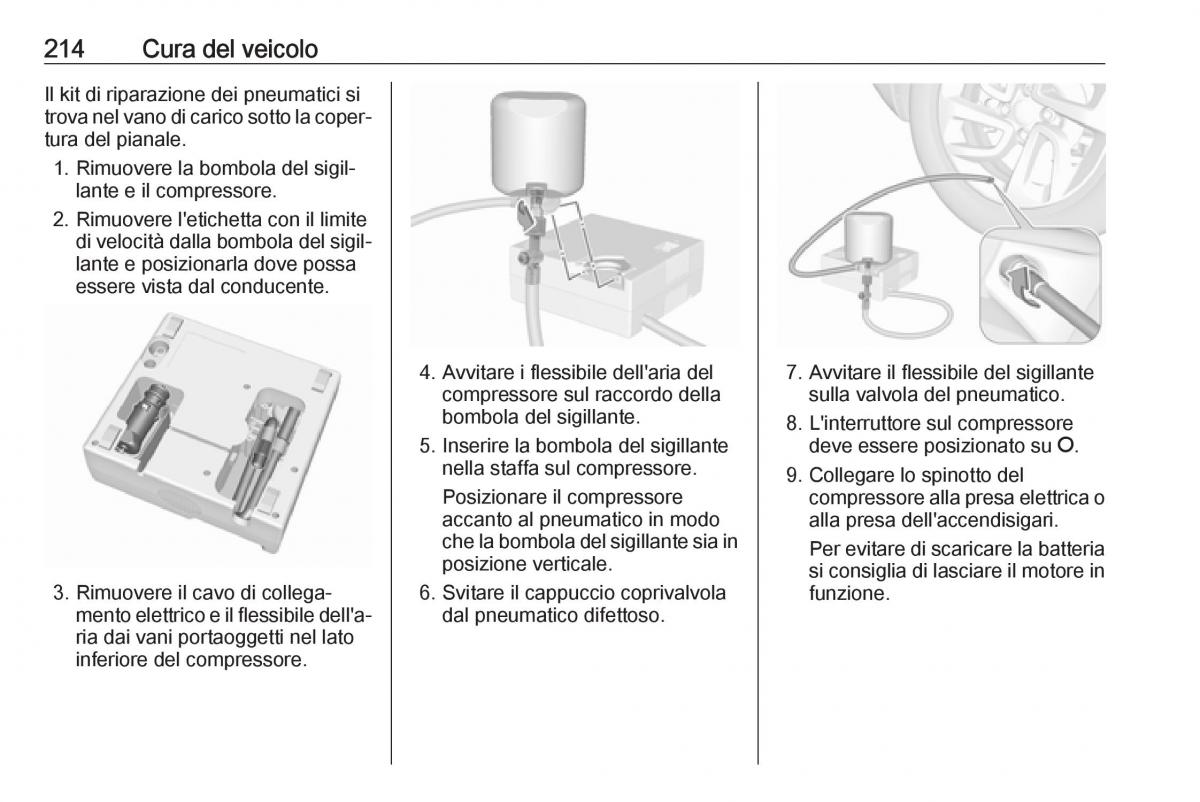 Opel Crossland X manuale del proprietario / page 216