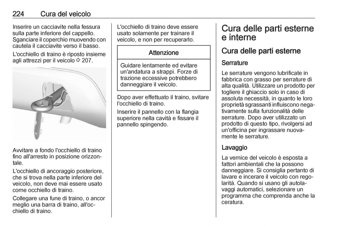 Opel Crossland X manuale del proprietario / page 226