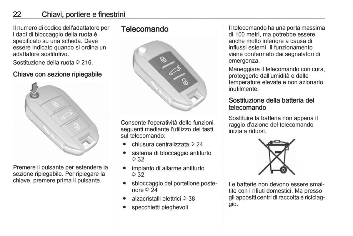 Opel Crossland X manuale del proprietario / page 24