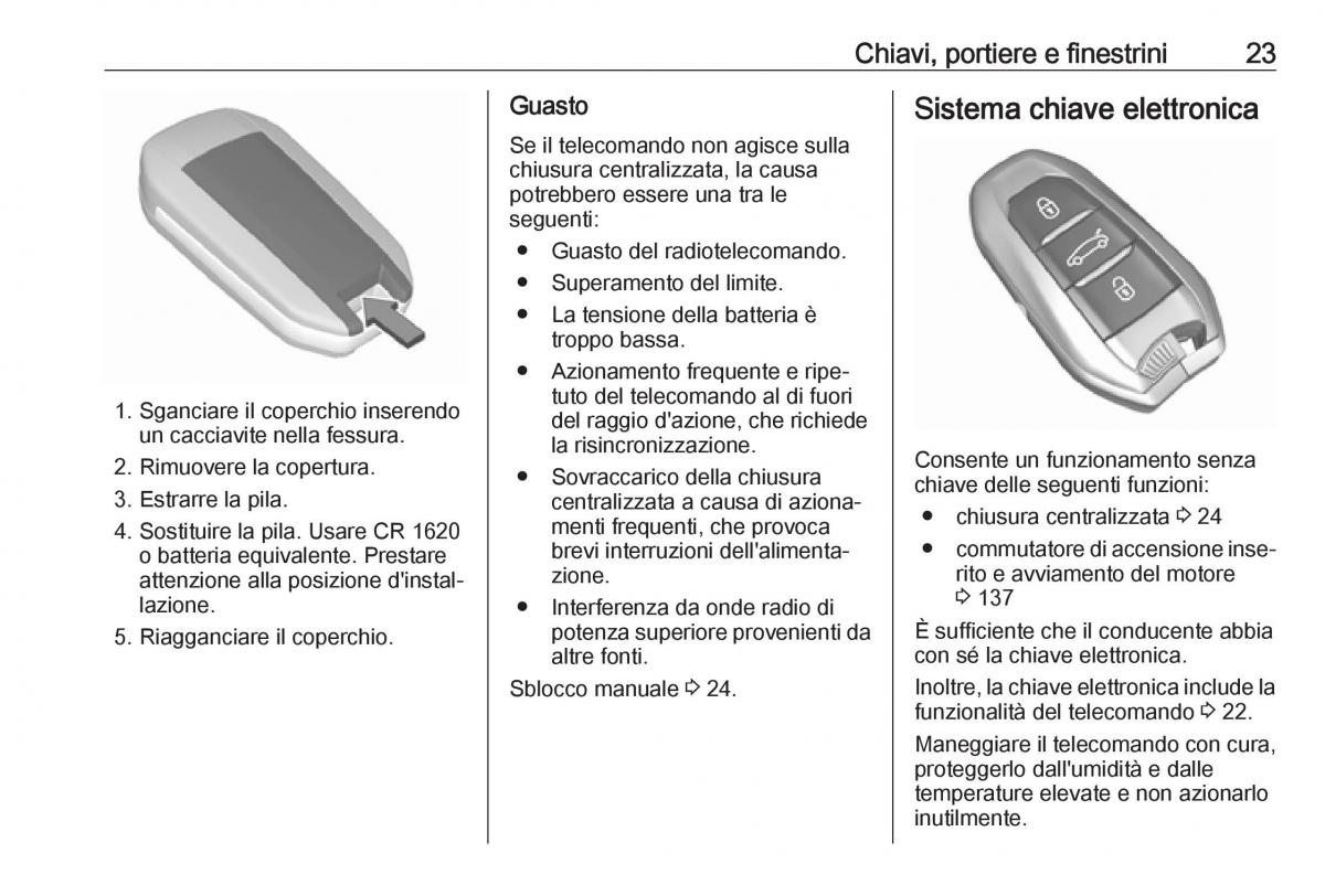 Opel Crossland X manuale del proprietario / page 25