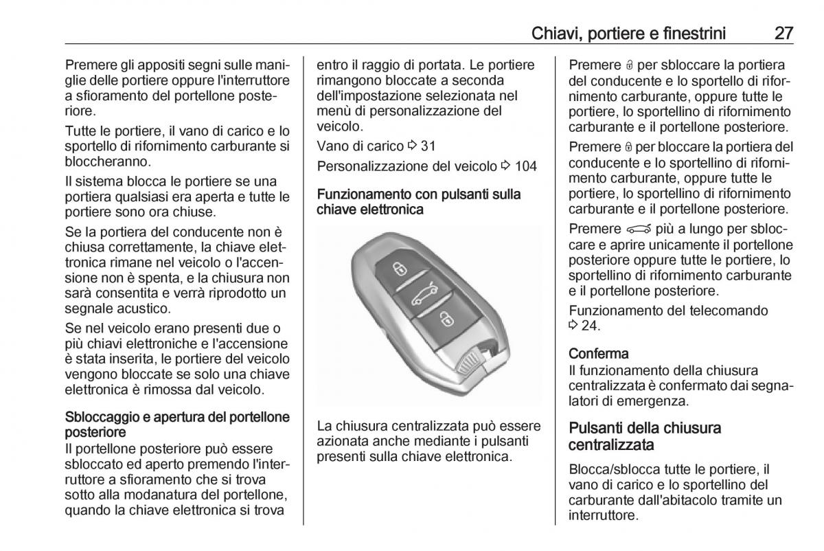 Opel Crossland X manuale del proprietario / page 29