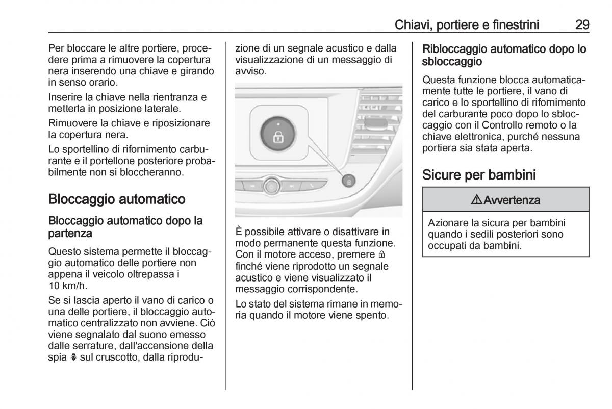 Opel Crossland X manuale del proprietario / page 31