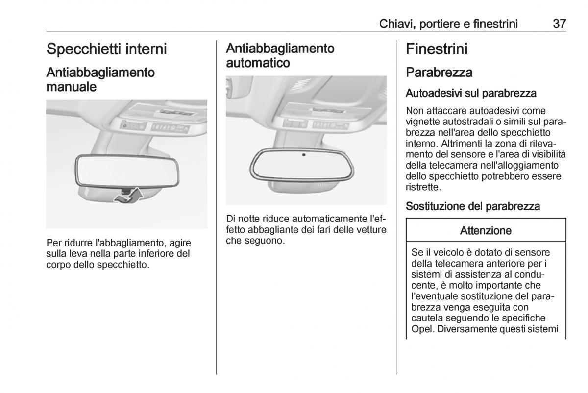 Opel Crossland X manuale del proprietario / page 39