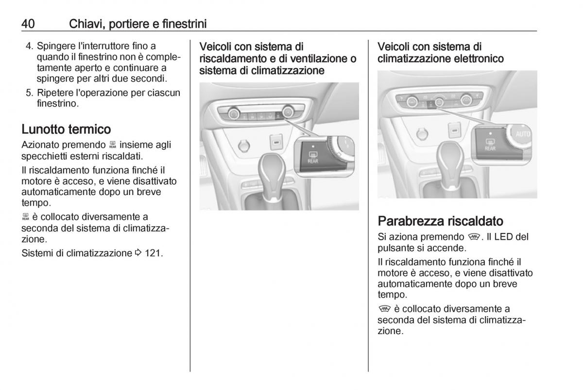 Opel Crossland X manuale del proprietario / page 42