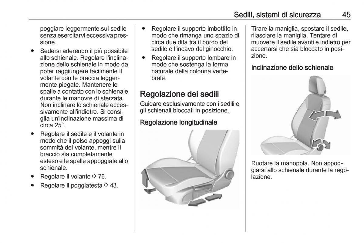 Opel Crossland X manuale del proprietario / page 47