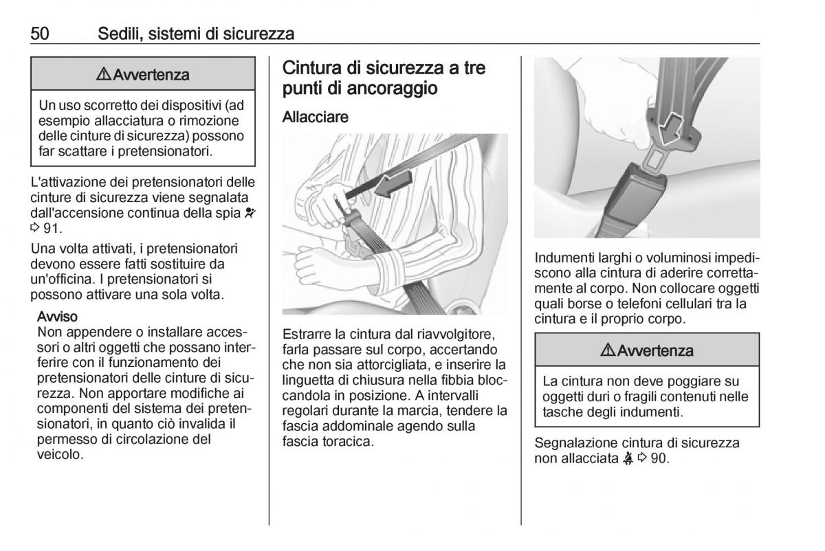 Opel Crossland X manuale del proprietario / page 52