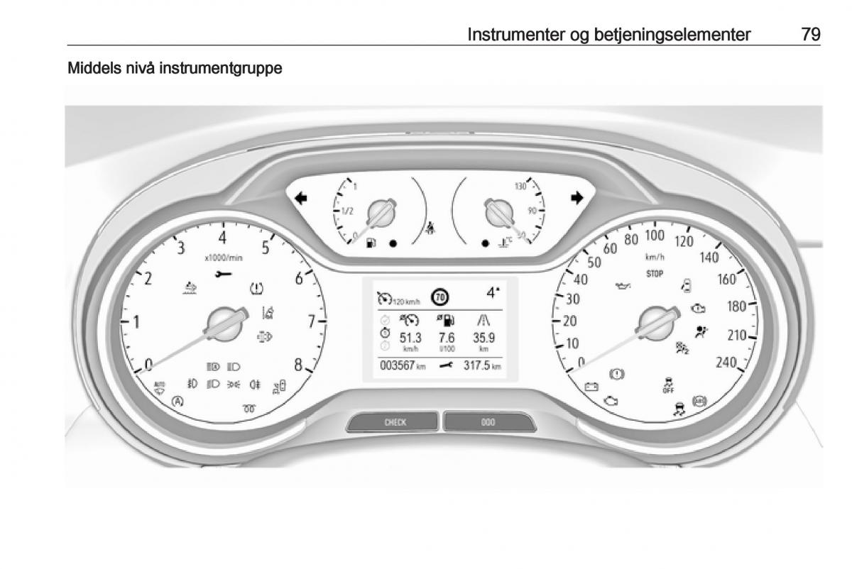 Opel Crossland X bruksanvisningen / page 81