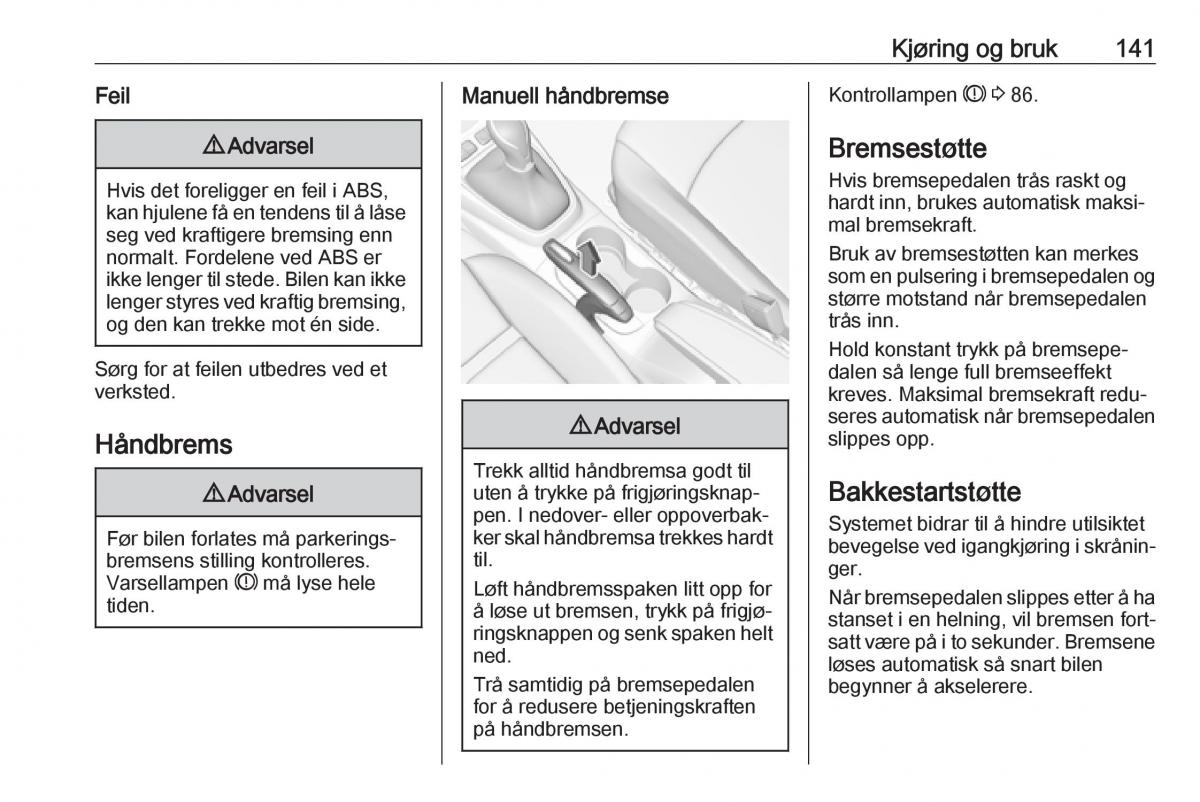 Opel Crossland X bruksanvisningen / page 143