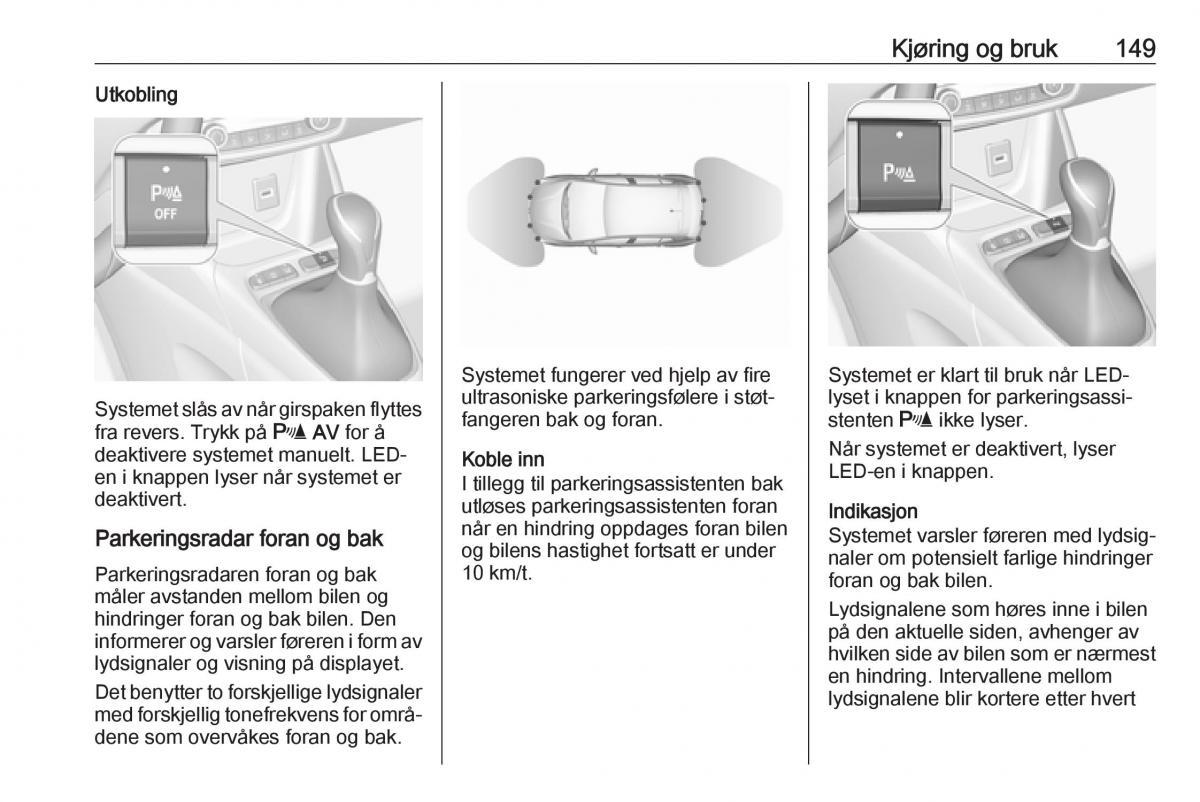 Opel Crossland X bruksanvisningen / page 151