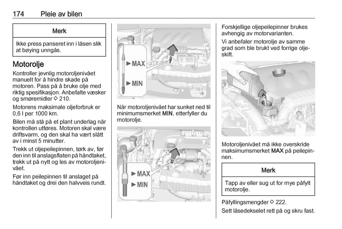 Opel Crossland X bruksanvisningen / page 176