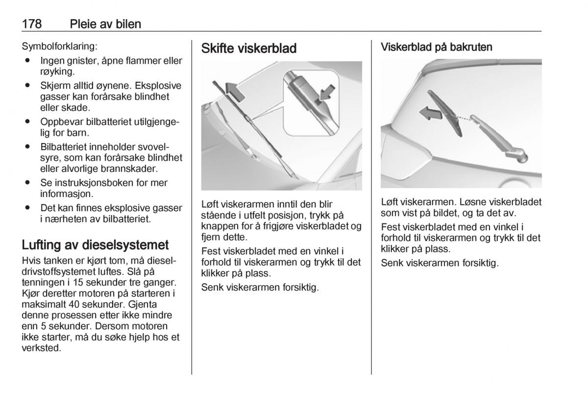 Opel Crossland X bruksanvisningen / page 180