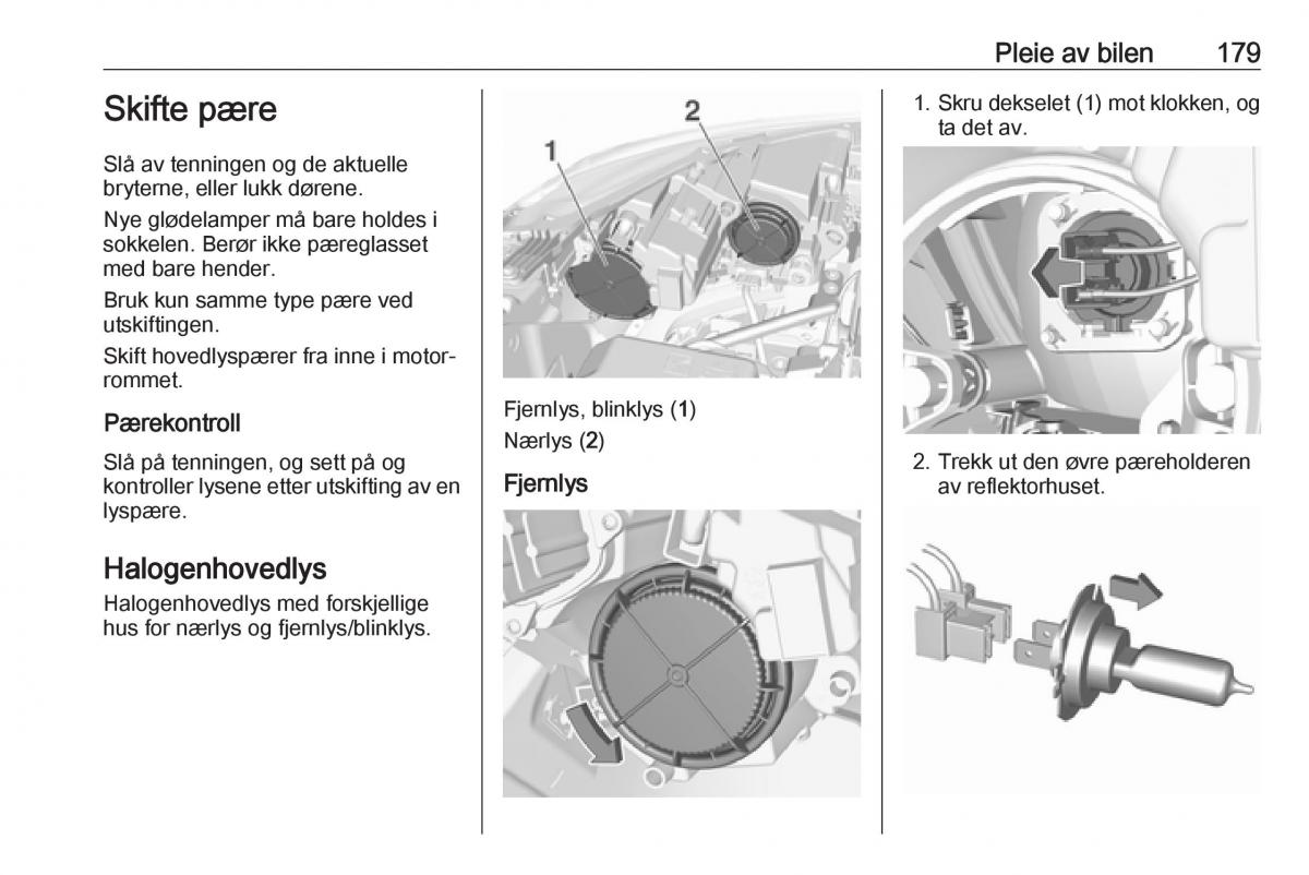 Opel Crossland X bruksanvisningen / page 181