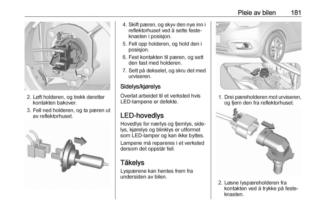 Opel Crossland X bruksanvisningen / page 183