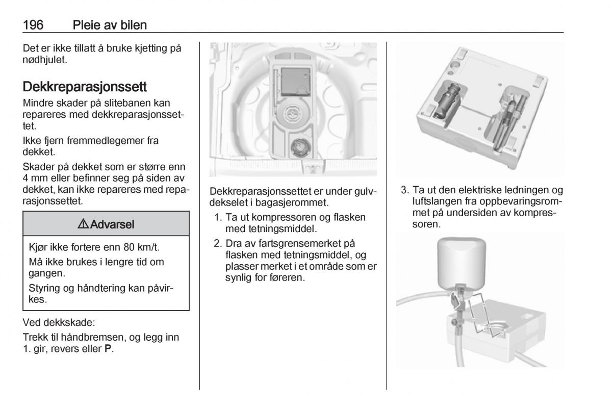 Opel Crossland X bruksanvisningen / page 198