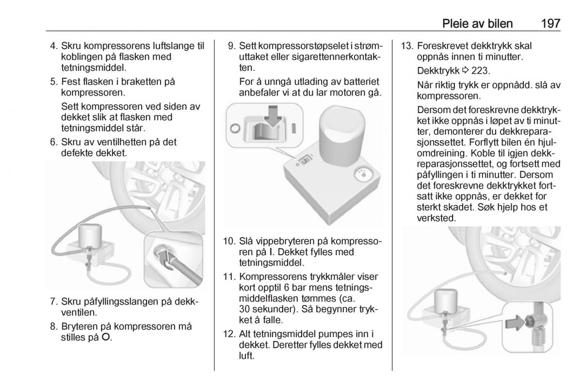 Opel Crossland X bruksanvisningen / page 199