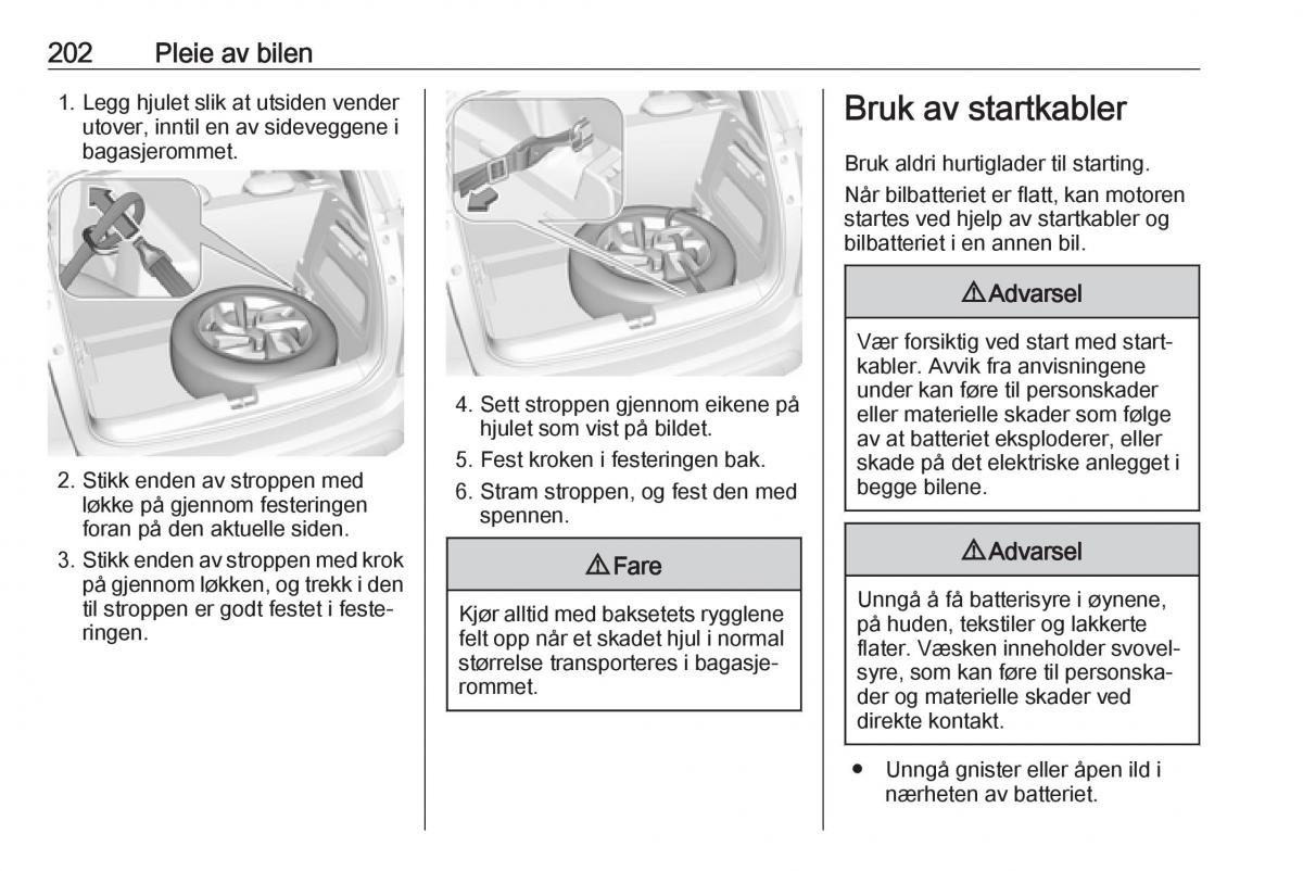 Opel Crossland X bruksanvisningen / page 204