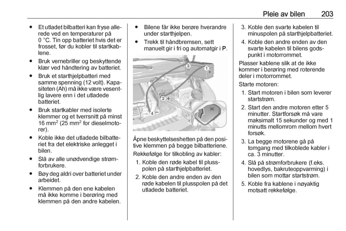 Opel Crossland X bruksanvisningen / page 205