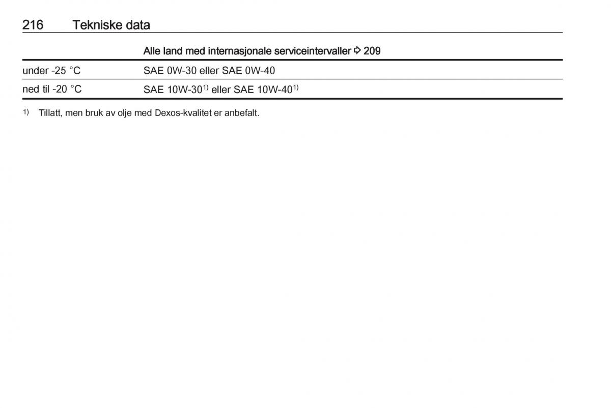 Opel Crossland X bruksanvisningen / page 218