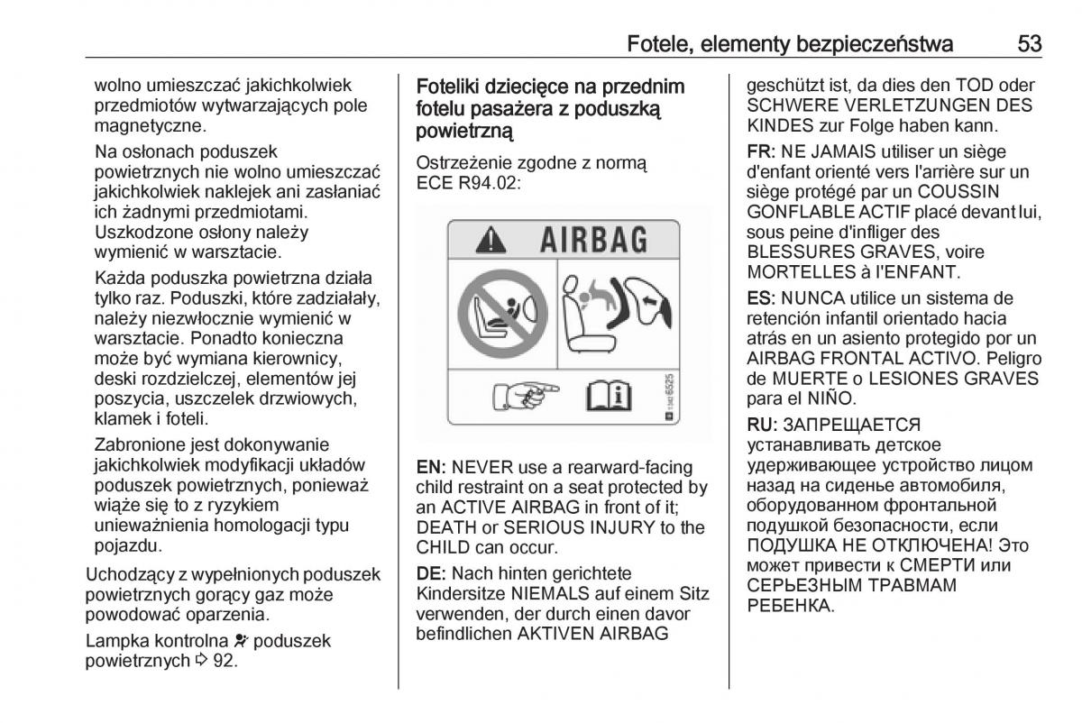 Opel Crossland X instrukcja obslugi / page 55