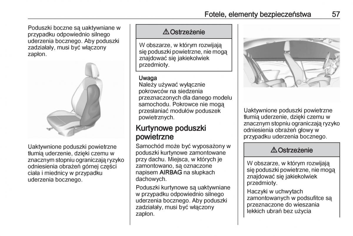 Opel Crossland X instrukcja obslugi / page 59