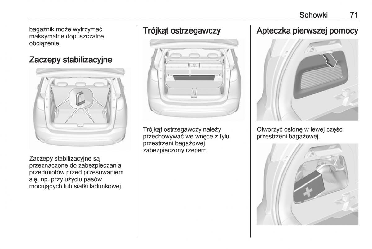 Opel Crossland X instrukcja obslugi / page 73