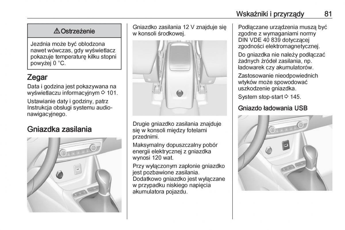 Opel Crossland X instrukcja obslugi / page 83