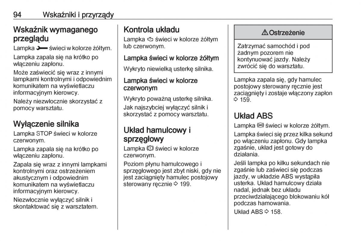 Opel Crossland X instrukcja obslugi / page 96