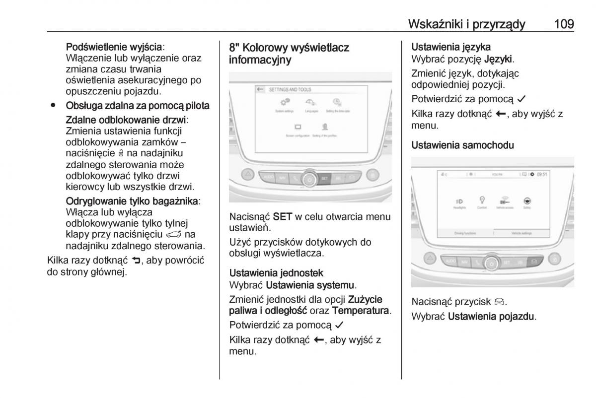 Opel Crossland X instrukcja obslugi / page 111