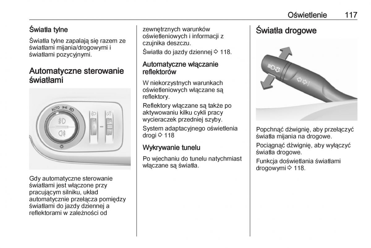 Opel Crossland X instrukcja obslugi / page 119