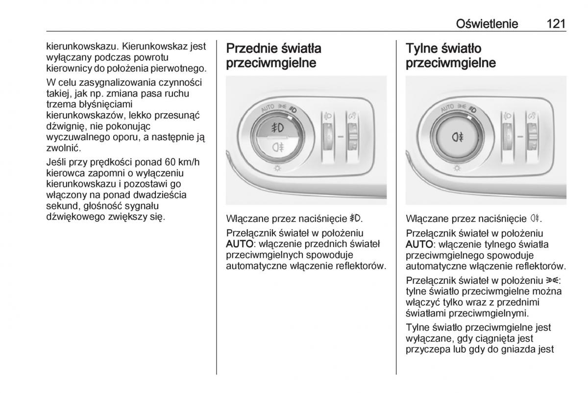 Opel Crossland X instrukcja obslugi / page 123