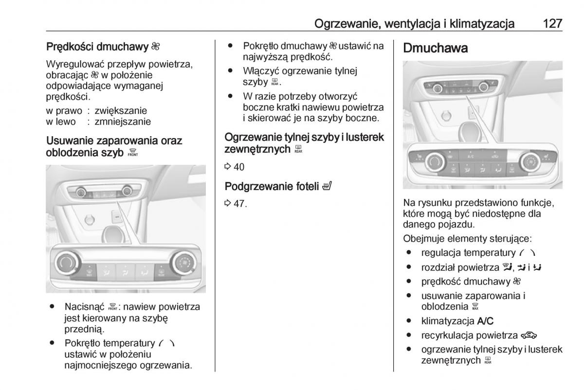 Opel Crossland X instrukcja obslugi / page 129