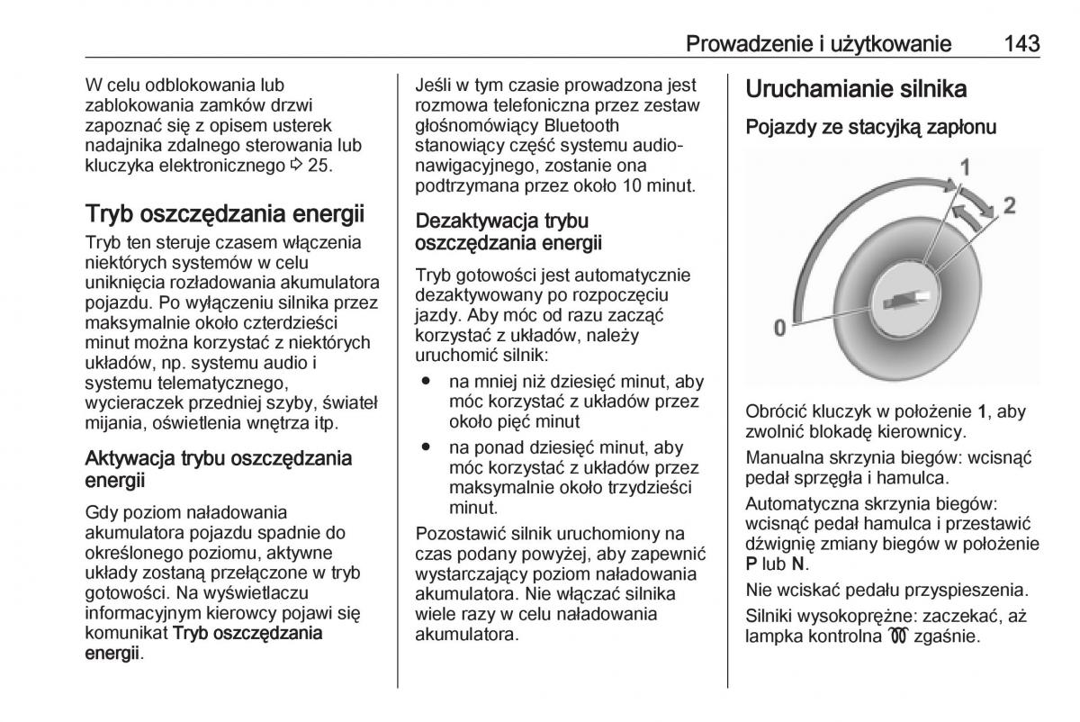 Opel Crossland X instrukcja obslugi / page 145