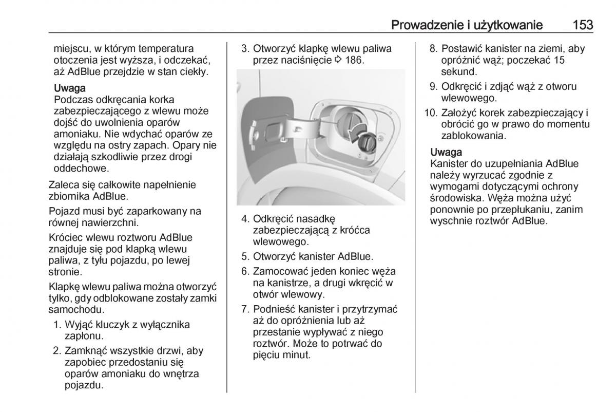Opel Crossland X instrukcja obslugi / page 155
