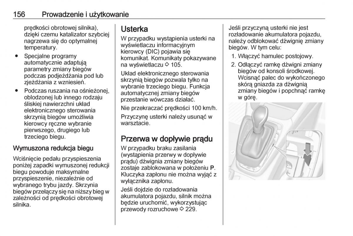 Opel Crossland X instrukcja obslugi / page 158