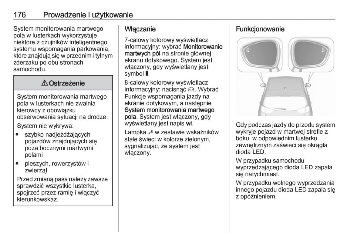 Opel Crossland X instrukcja obslugi / page 178