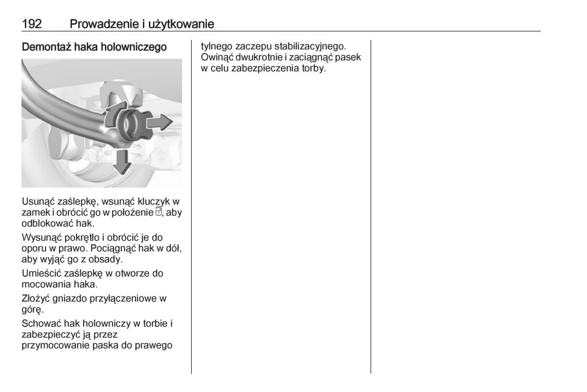 Opel Crossland X instrukcja obslugi / page 194