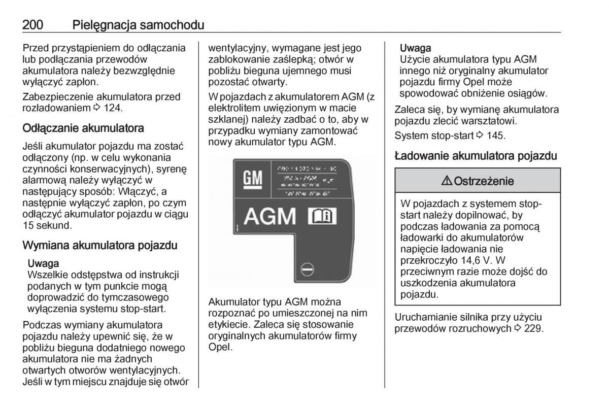 Opel Crossland X instrukcja obslugi / page 202