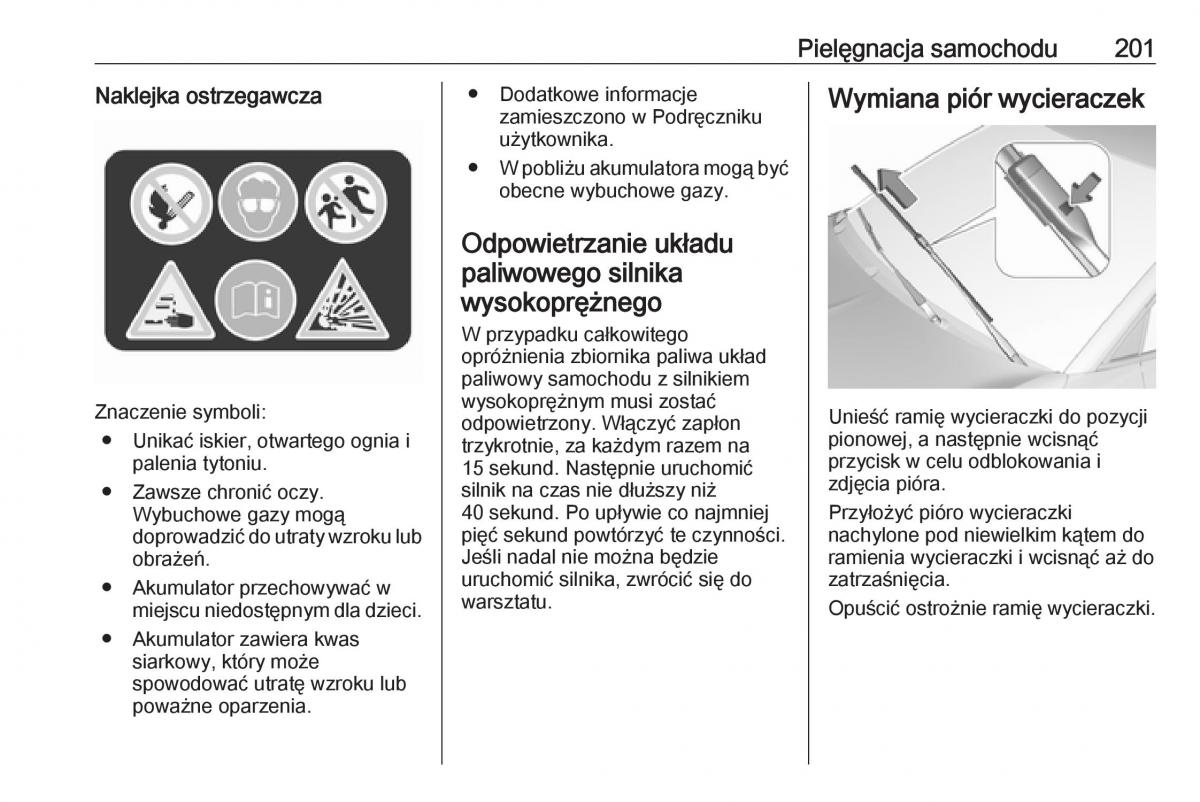 Opel Crossland X instrukcja obslugi / page 203