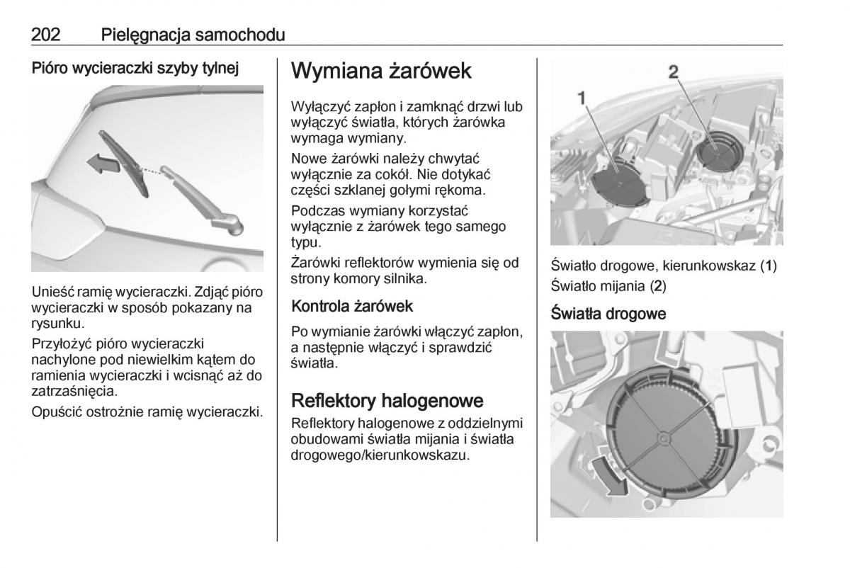 Opel Crossland X instrukcja obslugi / page 204