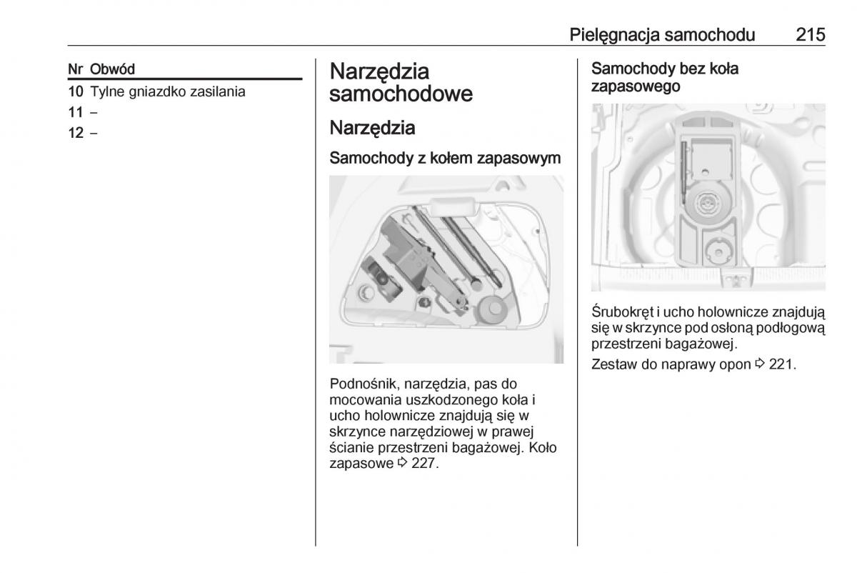 Opel Crossland X instrukcja obslugi / page 217