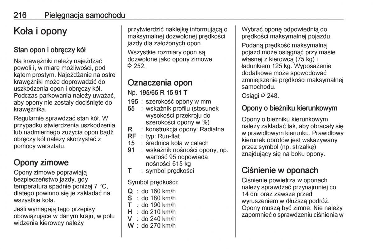 Opel Crossland X instrukcja obslugi / page 218