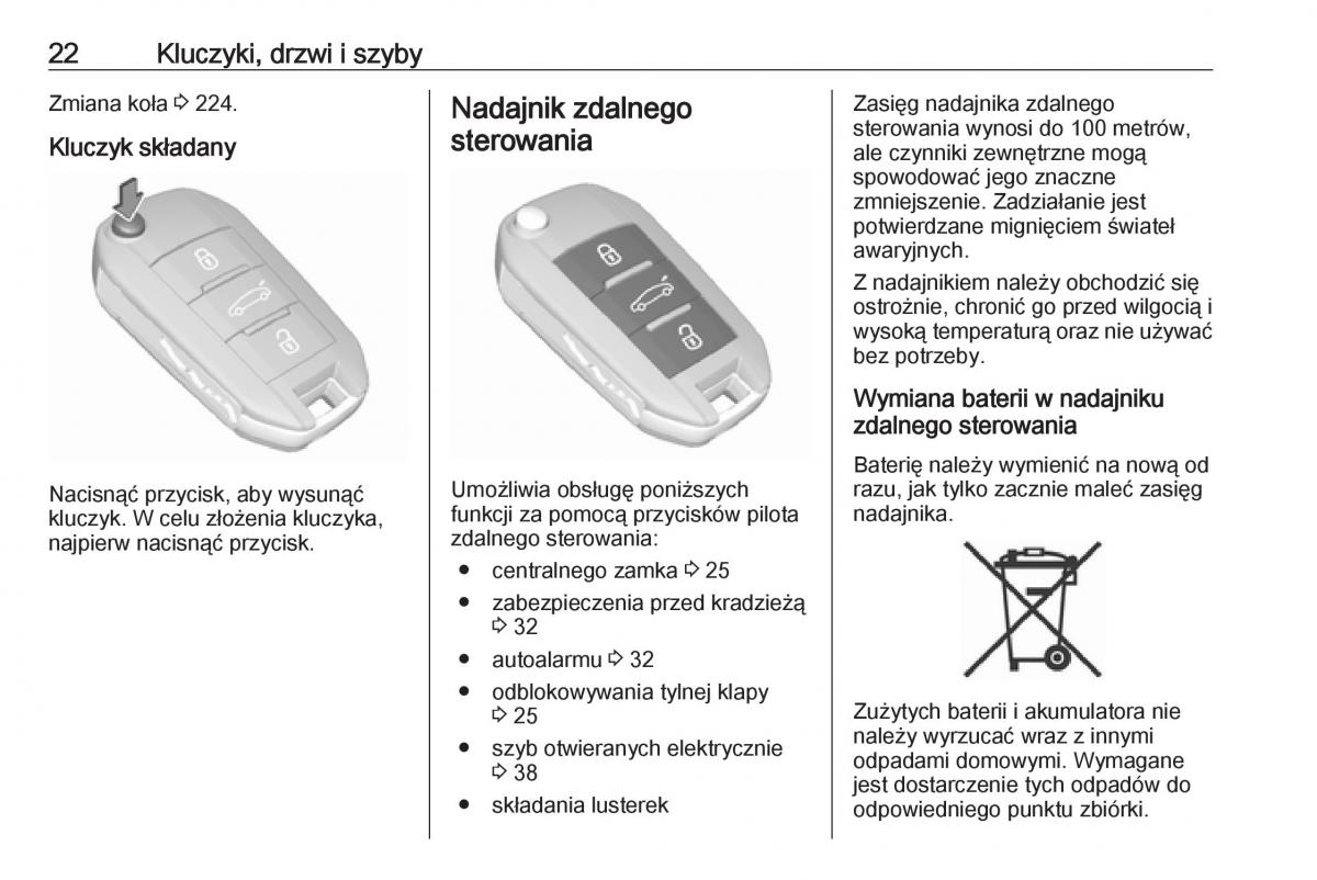 Opel Crossland X instrukcja obslugi / page 24