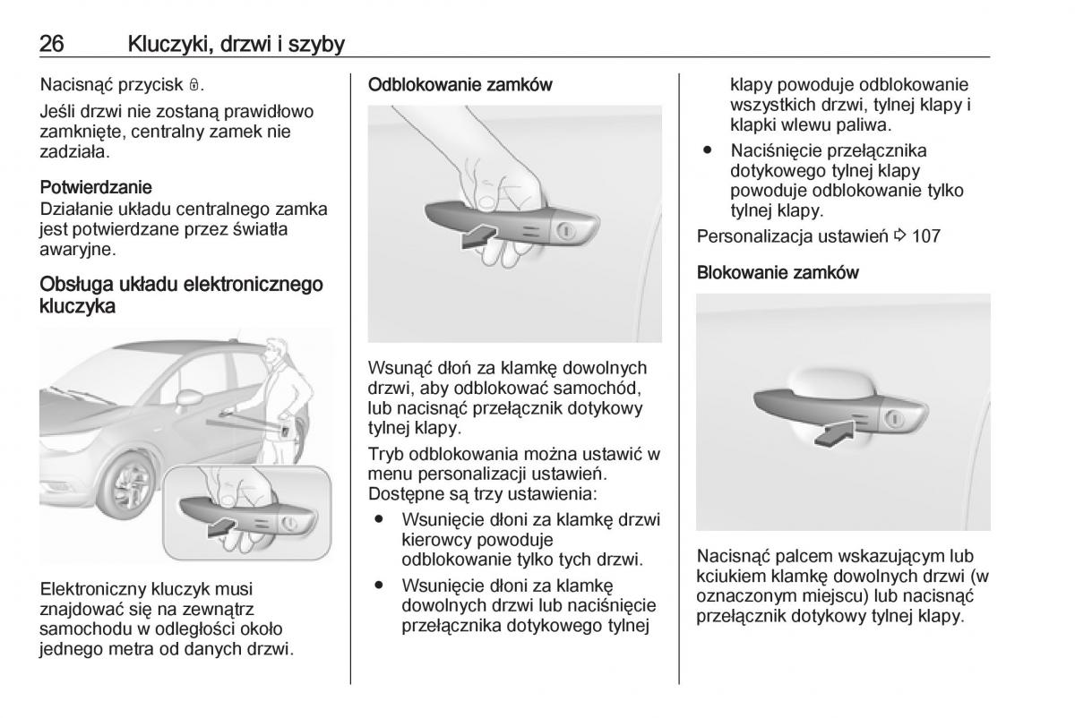 Opel Crossland X instrukcja obslugi / page 28