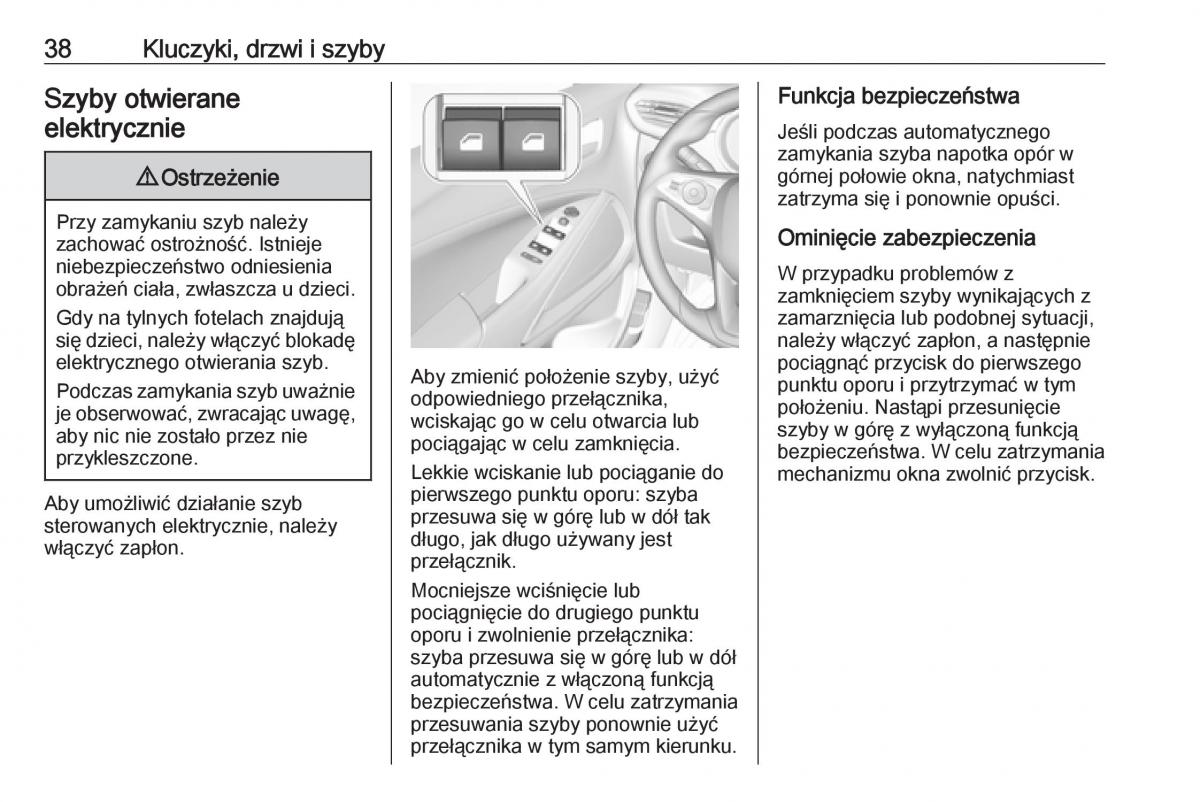 Opel Crossland X instrukcja obslugi / page 40