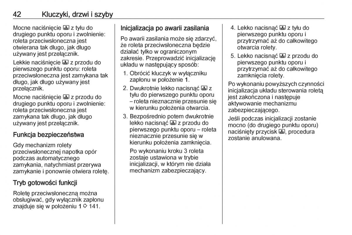 Opel Crossland X instrukcja obslugi / page 44